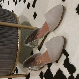 TOMS silver flats